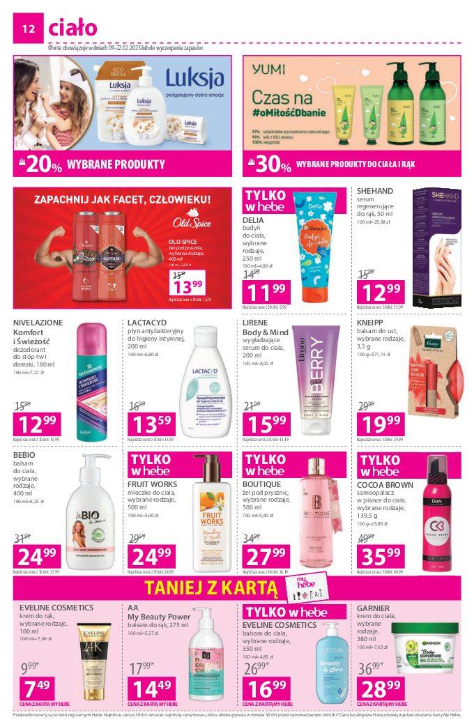 Gazetka promocyjna Hebe str. 12