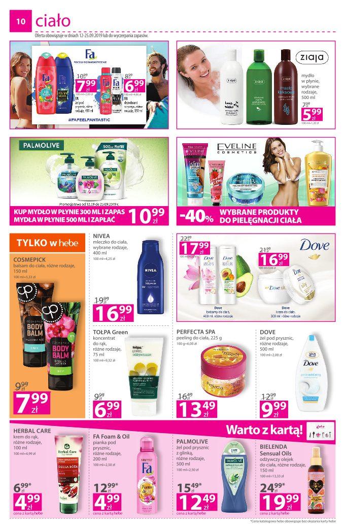 Gazetka promocyjna Hebe str. 10