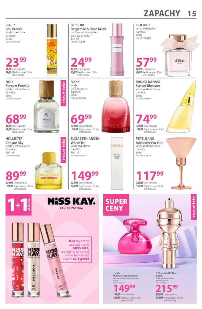 Gazetka promocyjna Hebe str. 15