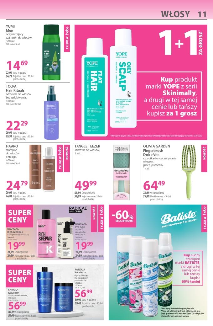 Gazetka promocyjna Hebe str. 11