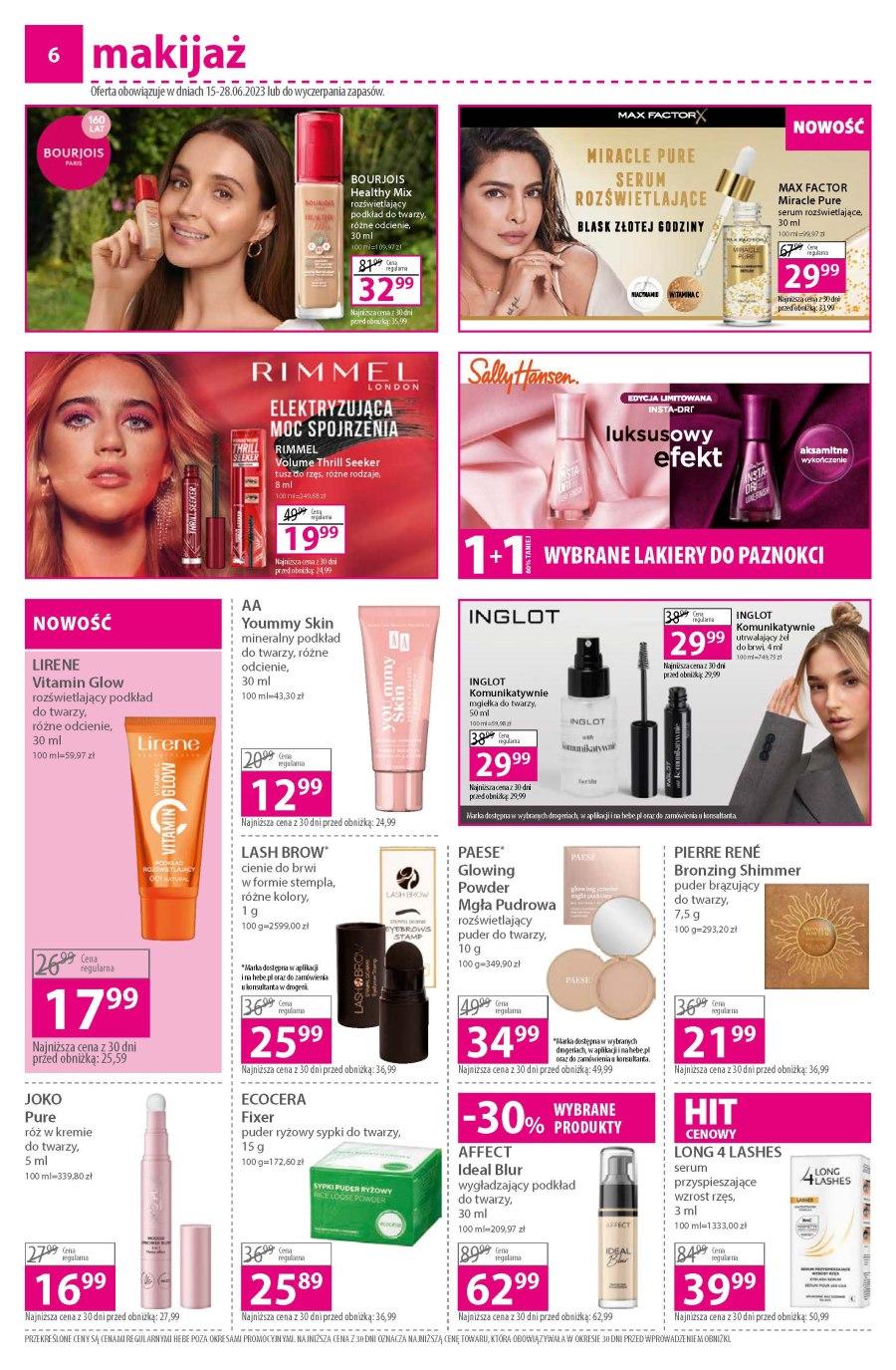 Gazetka promocyjna Hebe str. 6