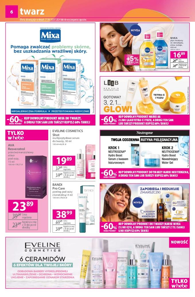 Gazetka promocyjna Hebe str. 6