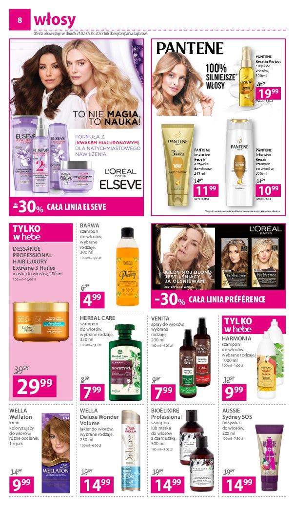 Gazetka promocyjna Hebe str. 8