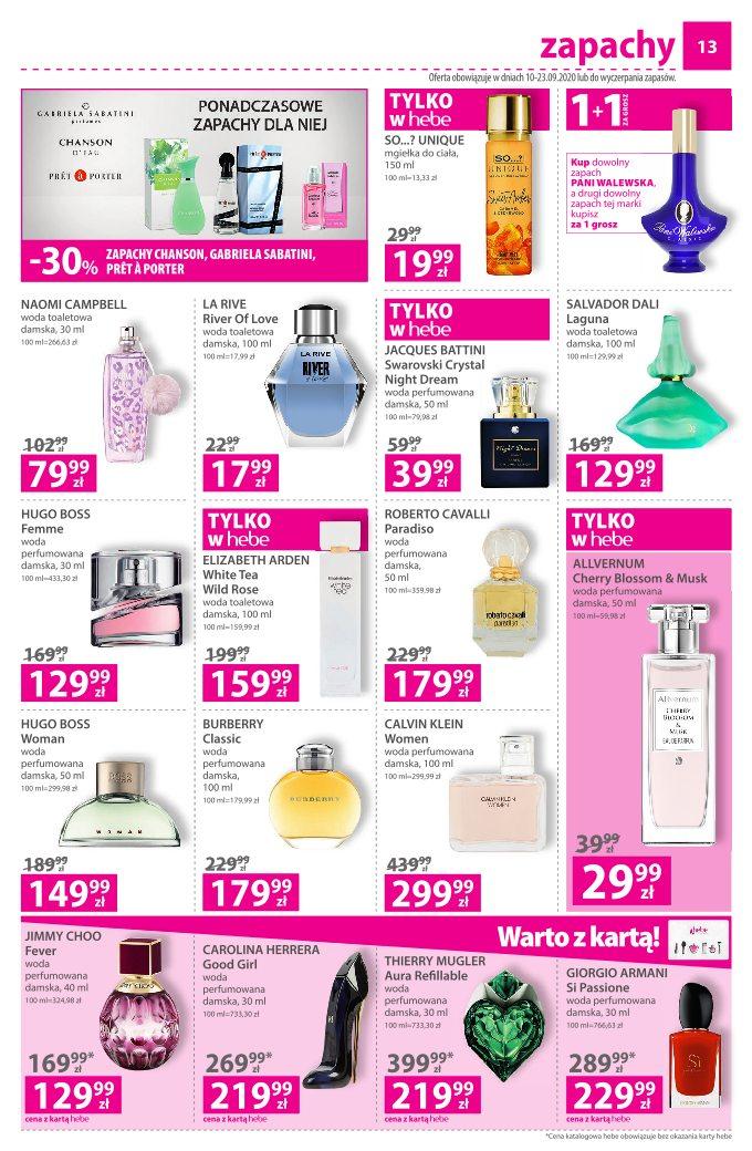 Gazetka promocyjna Hebe str. 13