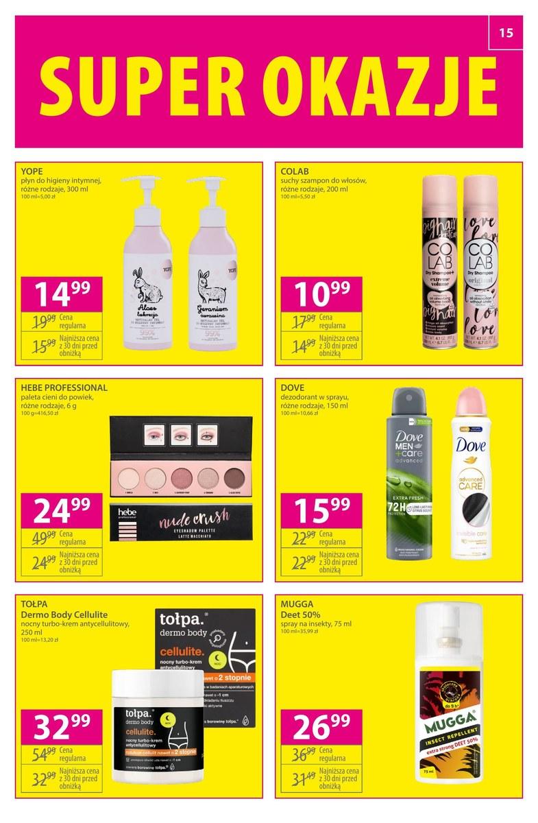 Gazetka promocyjna Hebe str. 15