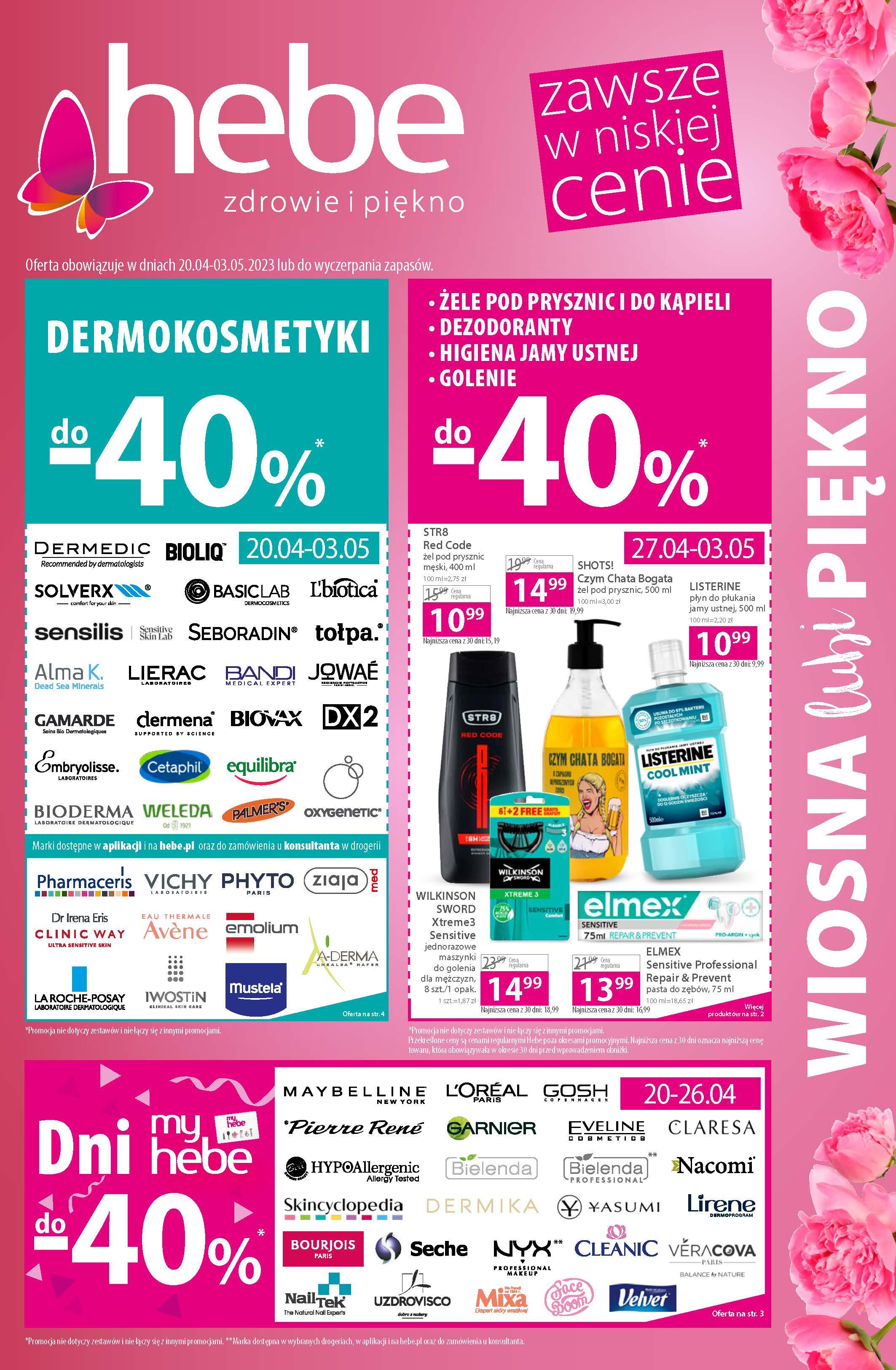Gazetka promocyjna Hebe str. 1