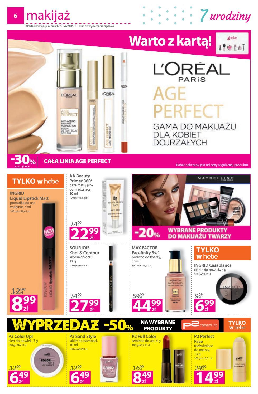 Gazetka promocyjna Hebe str. 6
