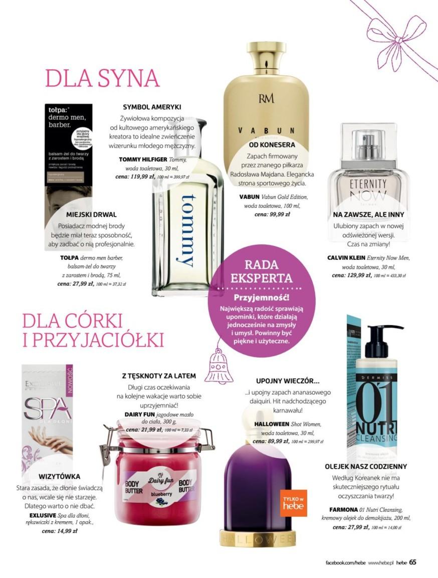 Gazetka promocyjna Hebe str. 65