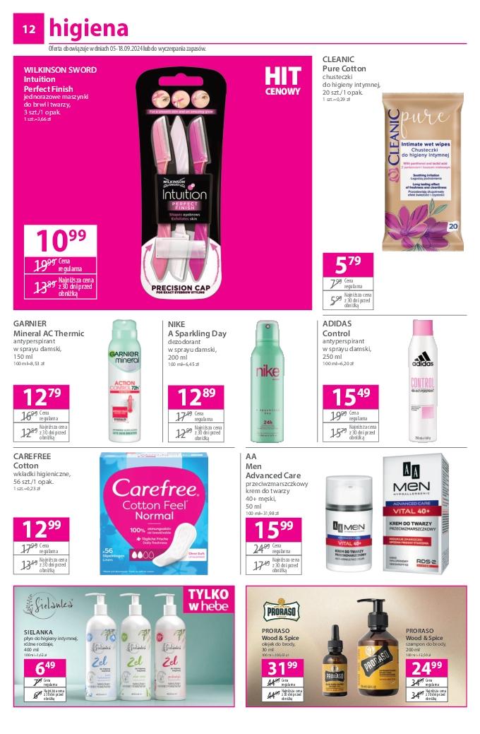 Gazetka promocyjna Hebe str. 12