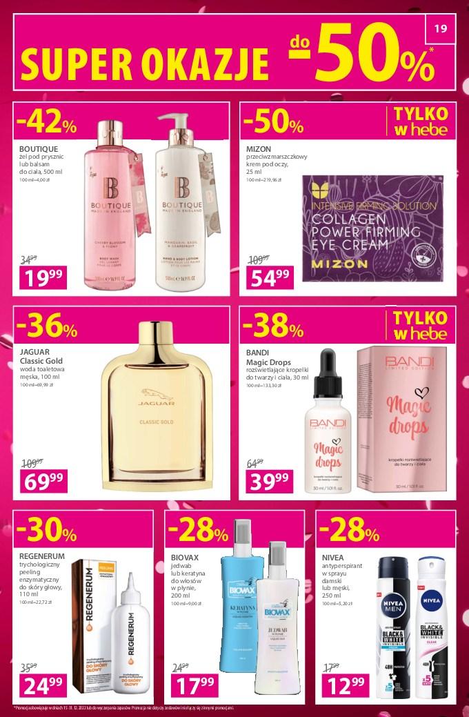 Gazetka promocyjna Hebe str. 19