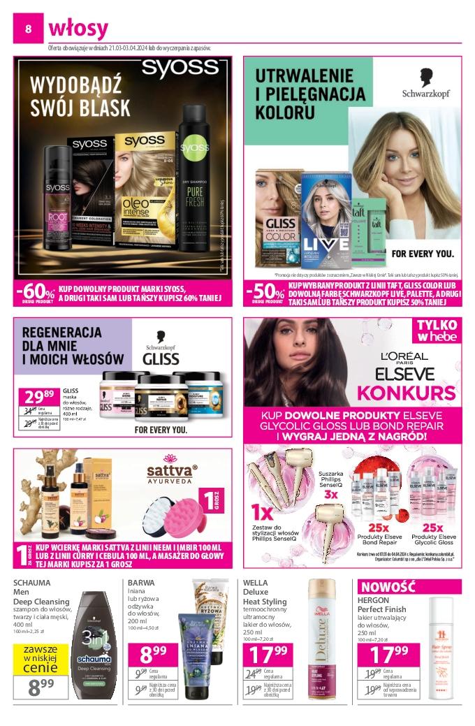 Gazetka promocyjna Hebe str. 8