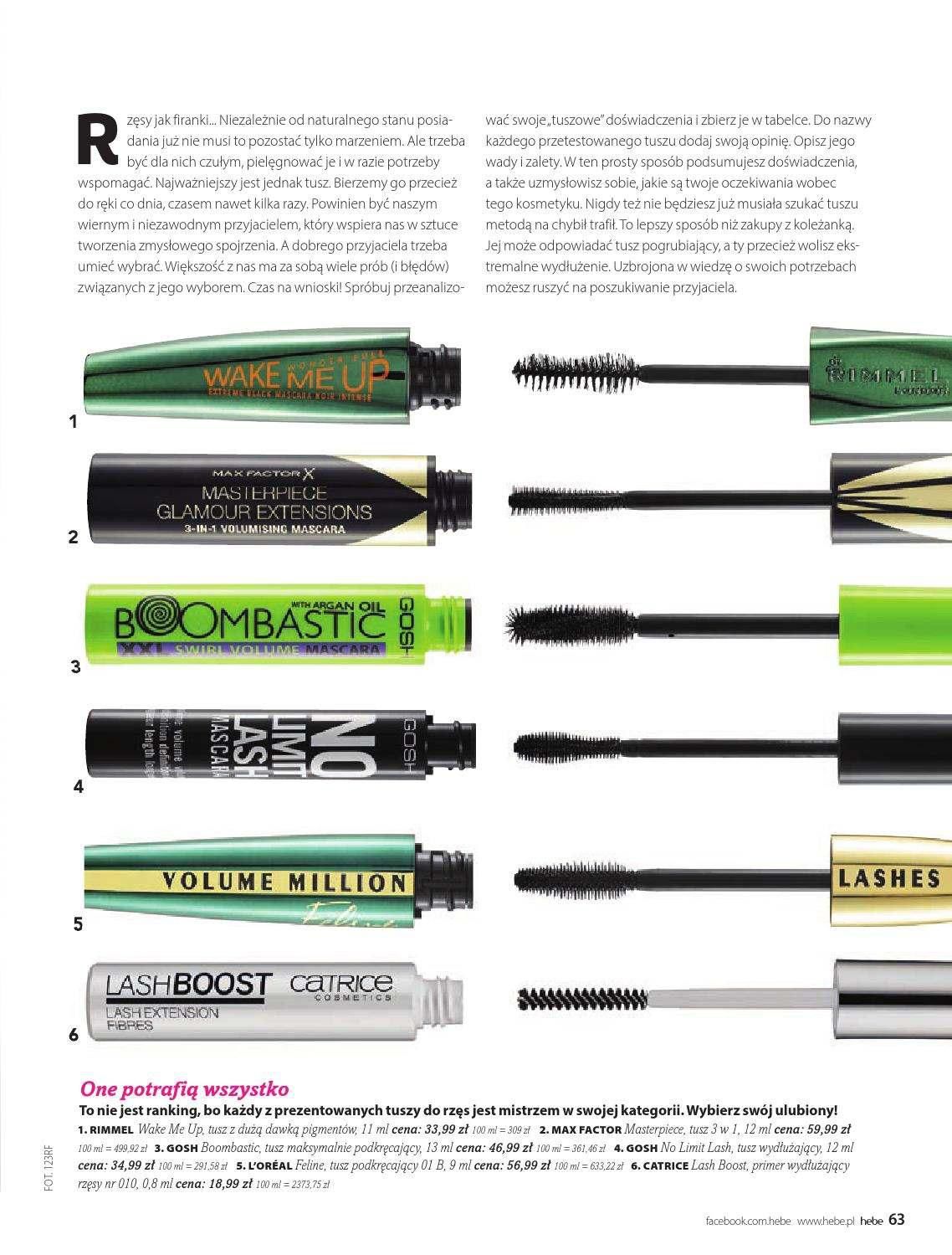 Gazetka promocyjna Hebe str. 63