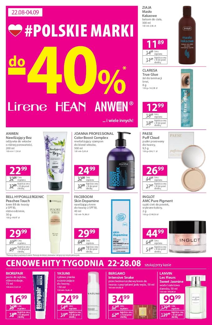 Gazetka promocyjna Hebe str. 2