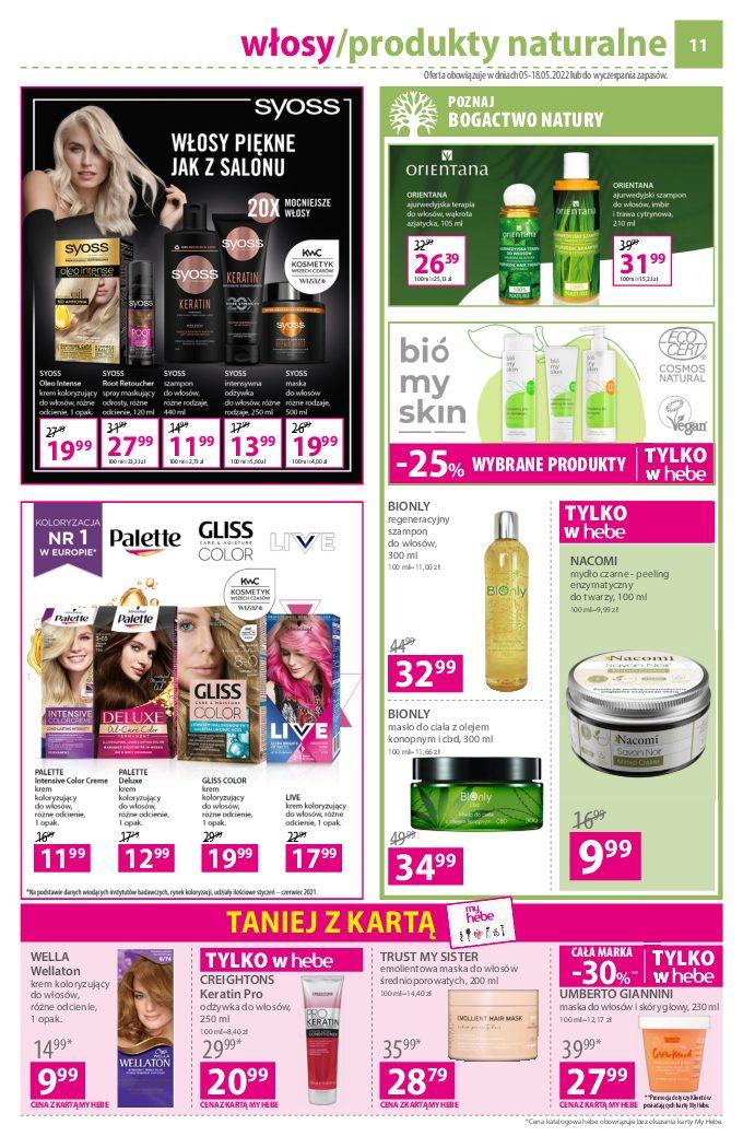 Gazetka promocyjna Hebe str. 11