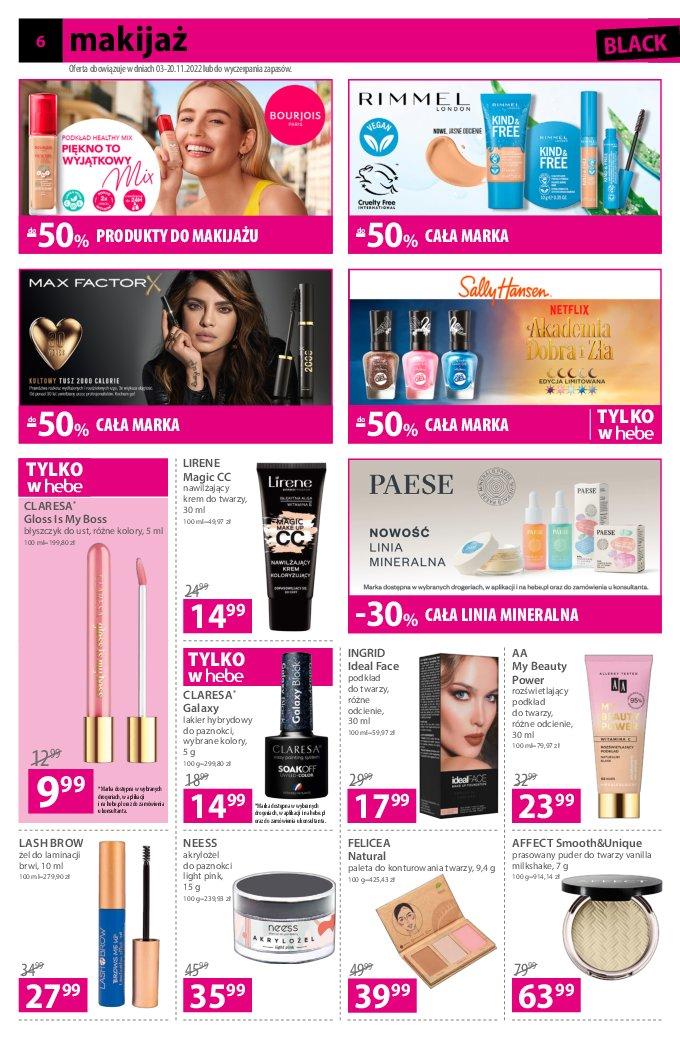 Gazetka promocyjna Hebe str. 6