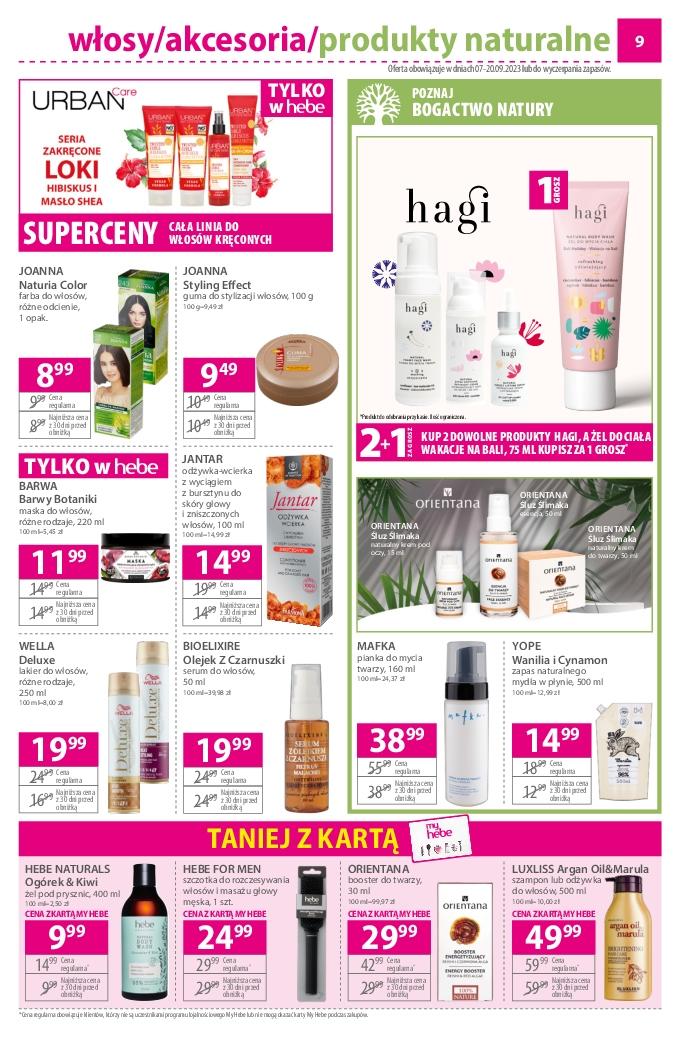 Gazetka promocyjna Hebe str. 9
