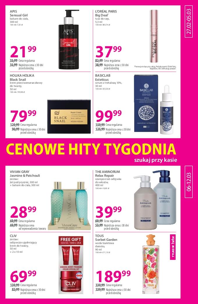 Gazetka promocyjna Hebe str. 5