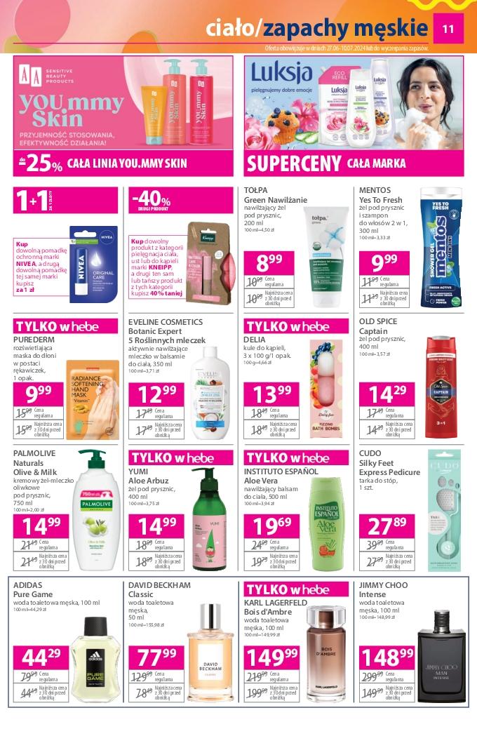 Gazetka promocyjna Hebe str. 11