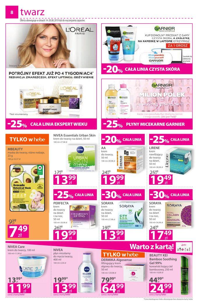 Gazetka promocyjna Hebe str. 8