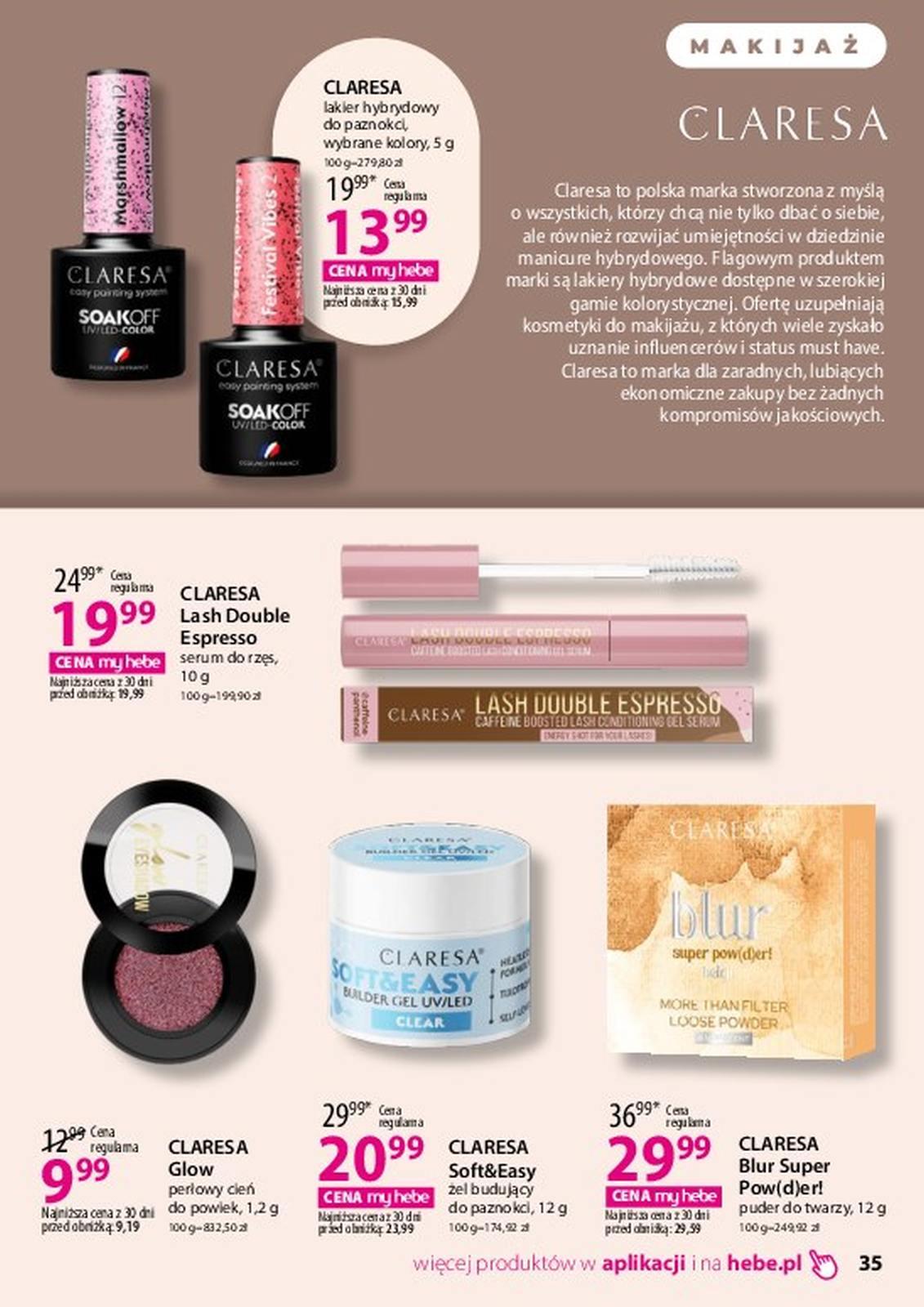Gazetka promocyjna Hebe str. 35