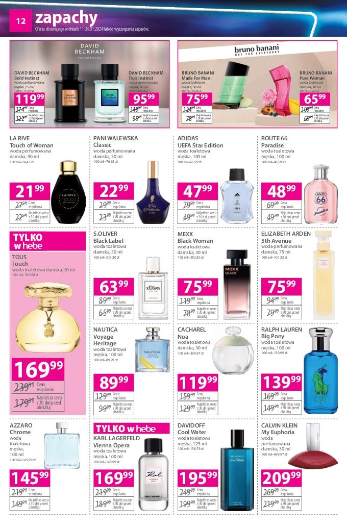 Gazetka promocyjna Hebe str. 12