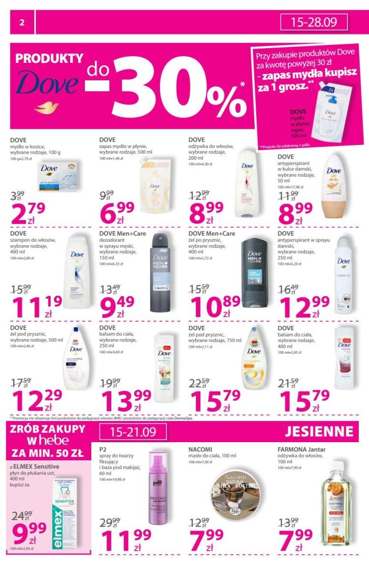 Gazetka promocyjna Hebe str. 2