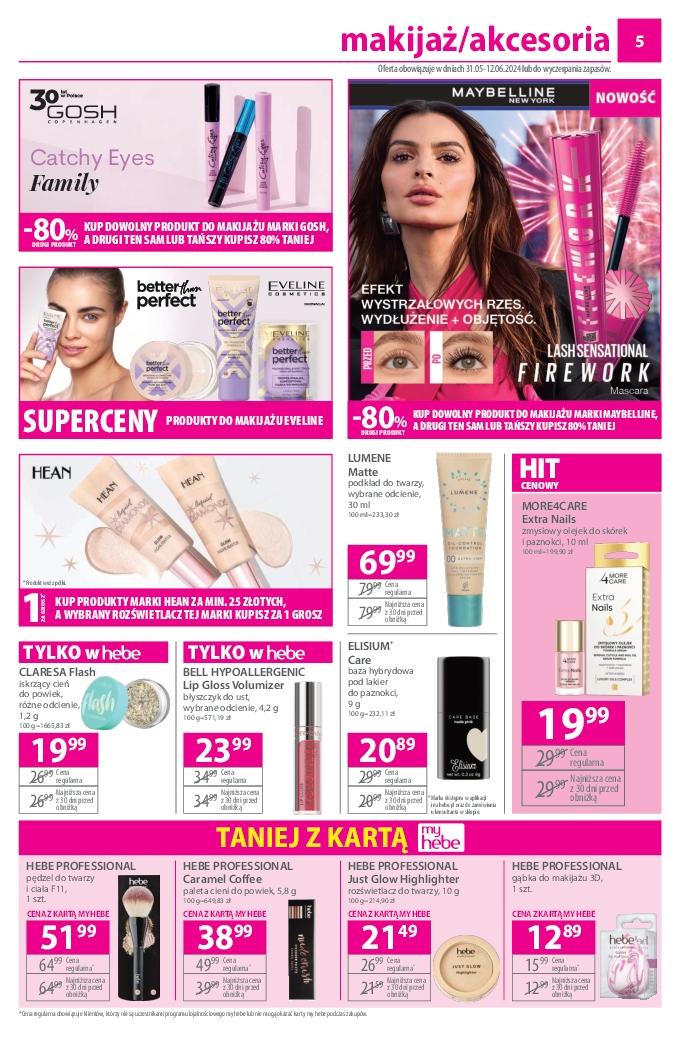 Gazetka promocyjna Hebe str. 5