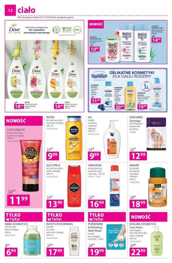Gazetka promocyjna Hebe str. 12