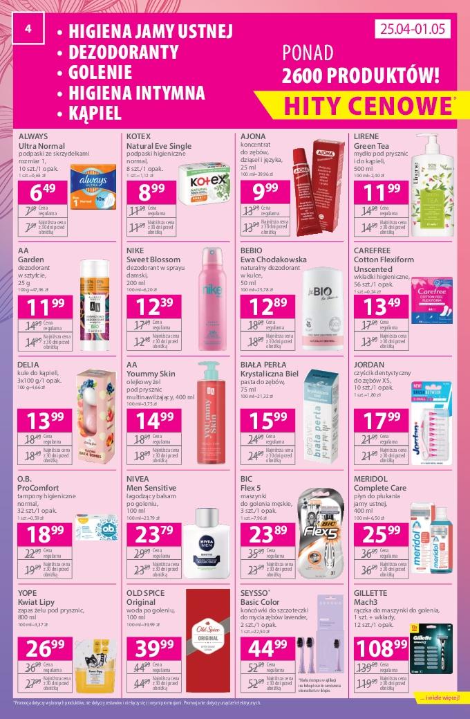 Gazetka promocyjna Hebe str. 4