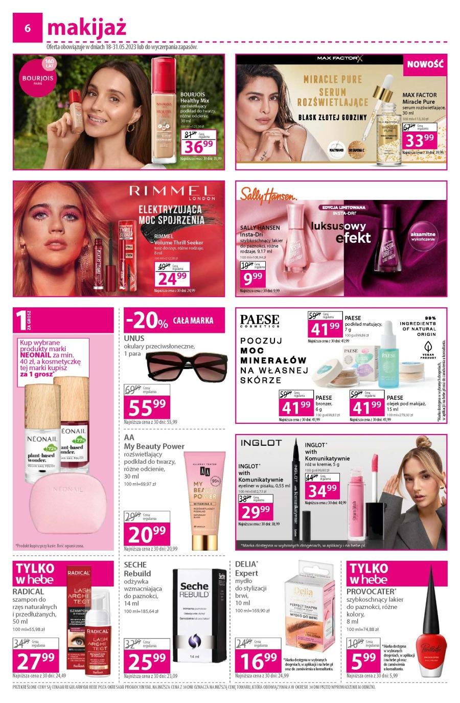 Gazetka promocyjna Hebe str. 6