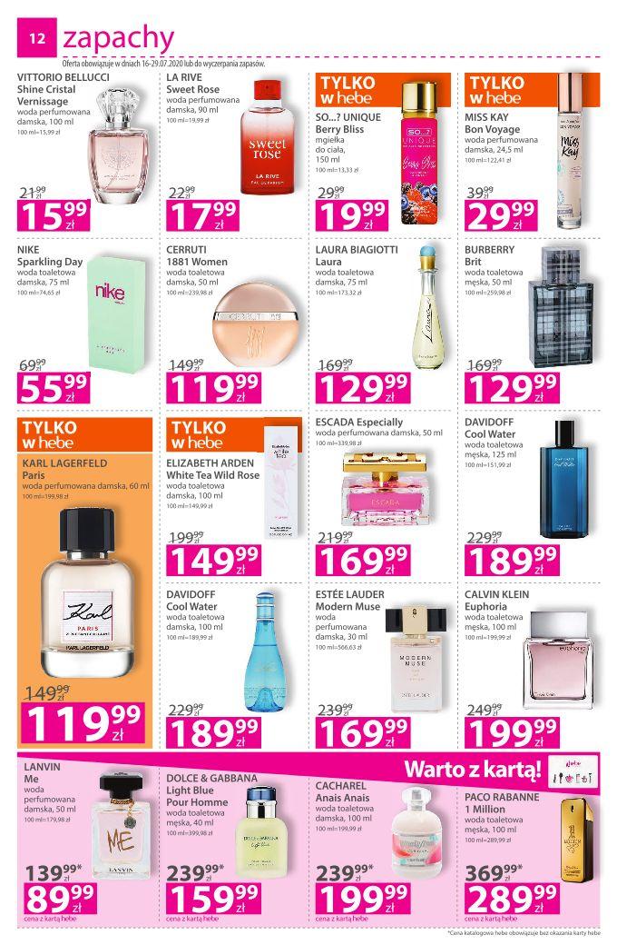 Gazetka promocyjna Hebe str. 12