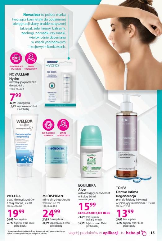 Gazetka promocyjna Hebe str. 15