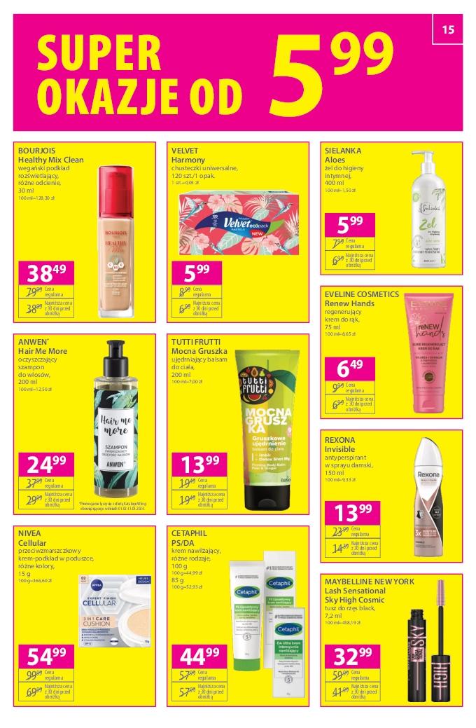 Gazetka promocyjna Hebe str. 15