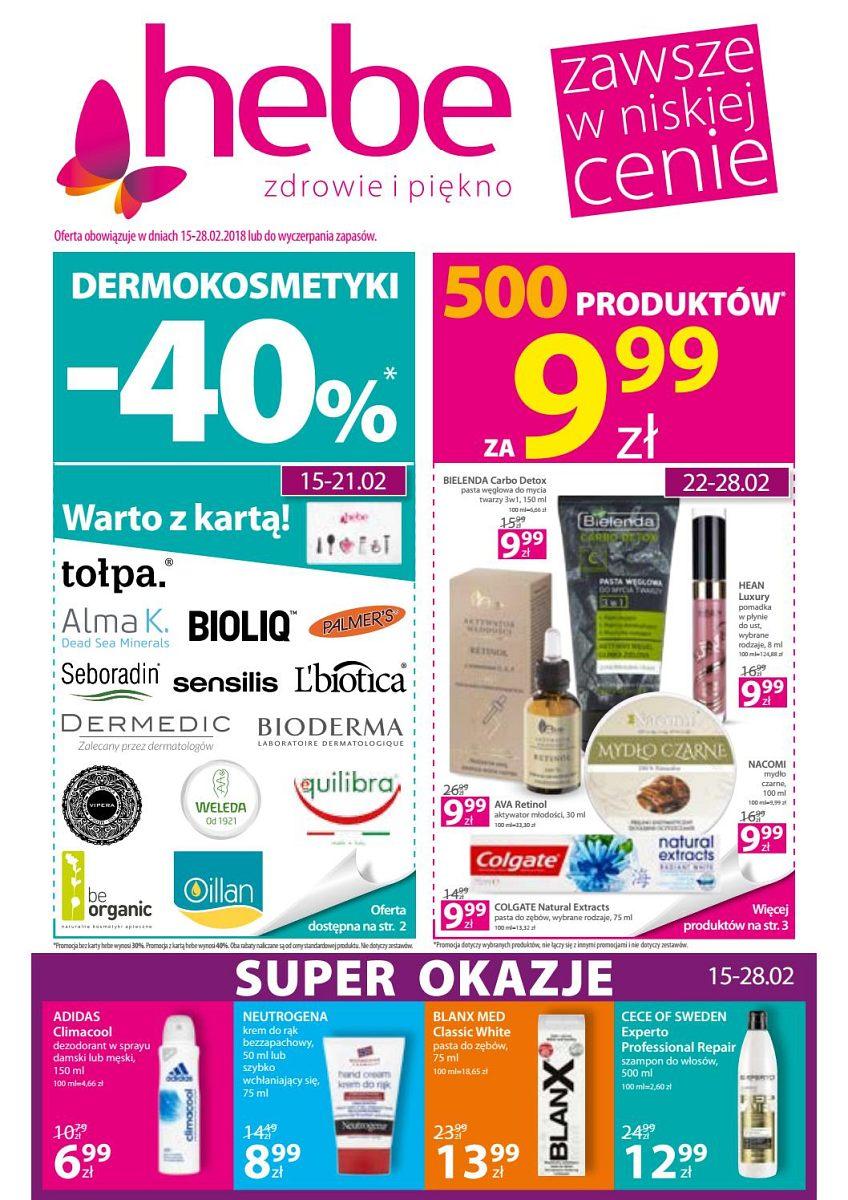 Gazetka promocyjna Hebe str. 1
