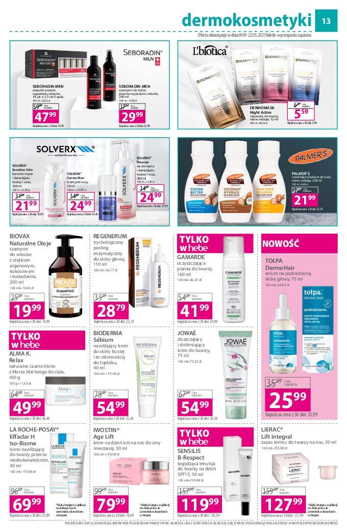 Gazetka promocyjna Hebe str. 13