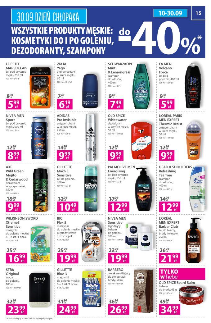 Gazetka promocyjna Hebe str. 15