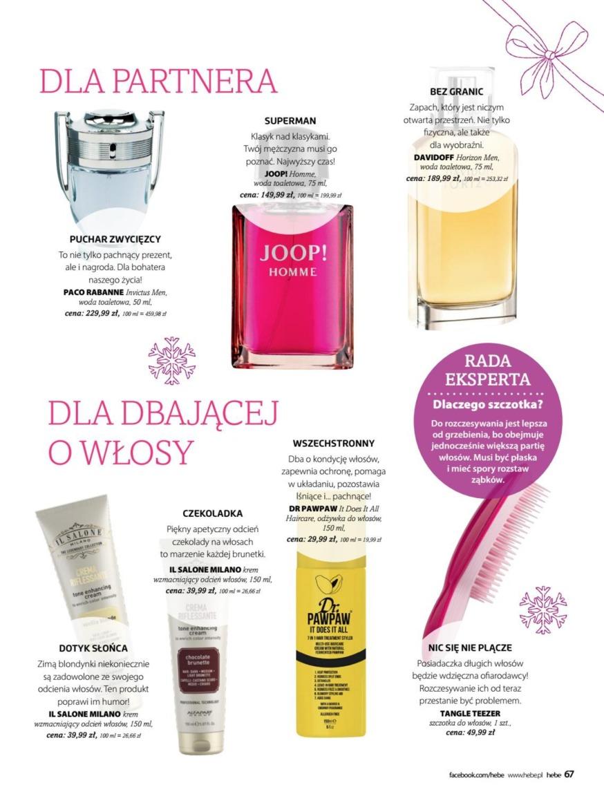 Gazetka promocyjna Hebe str. 67