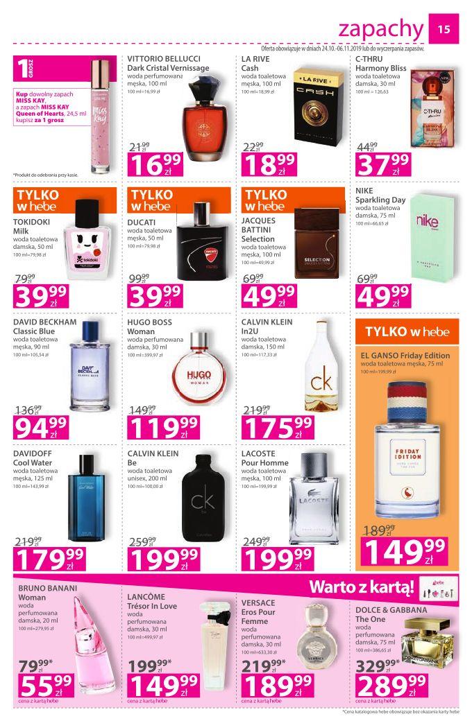 Gazetka promocyjna Hebe str. 15