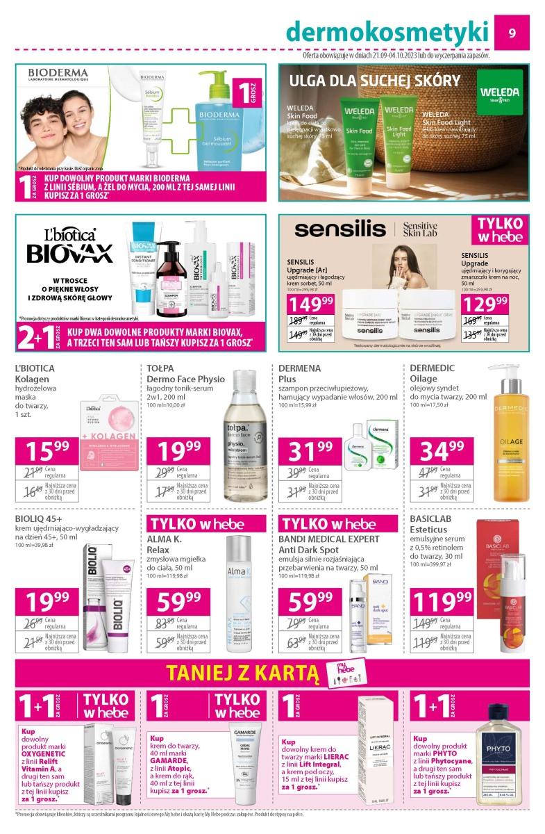 Gazetka promocyjna Hebe str. 9