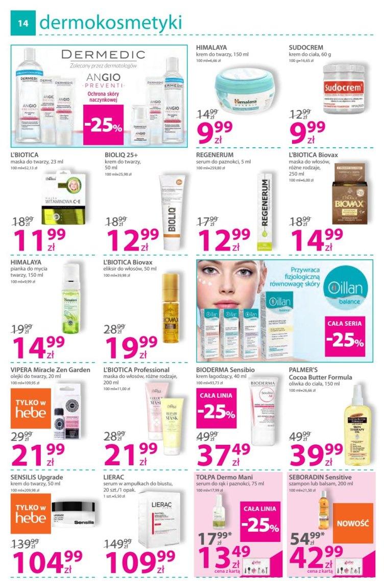 Gazetka promocyjna Hebe str. 14