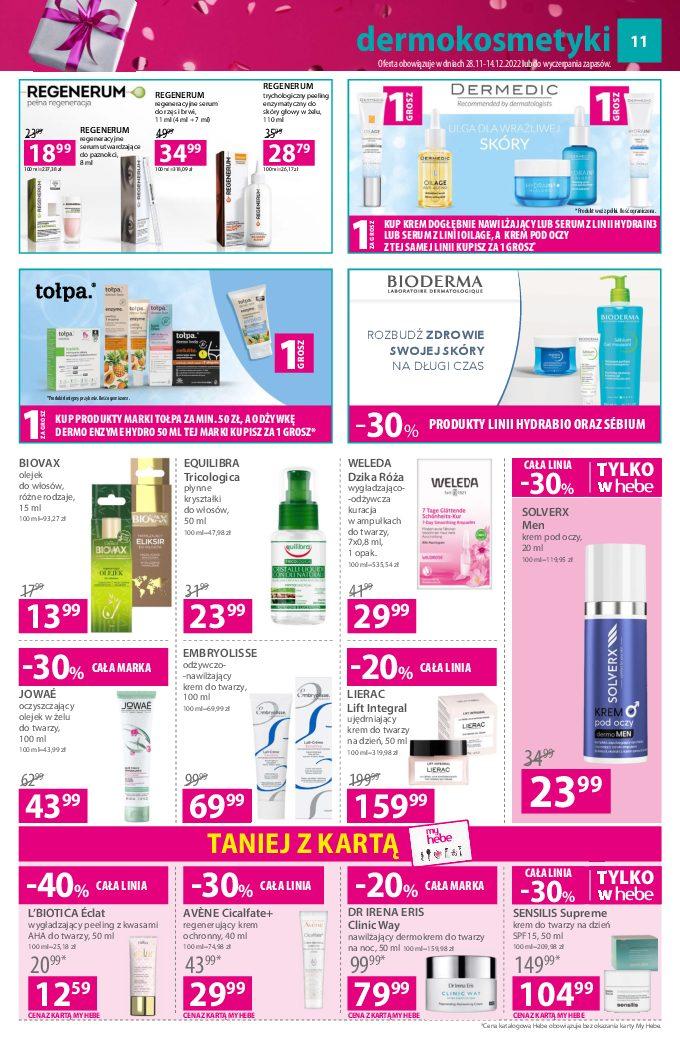 Gazetka promocyjna Hebe str. 11