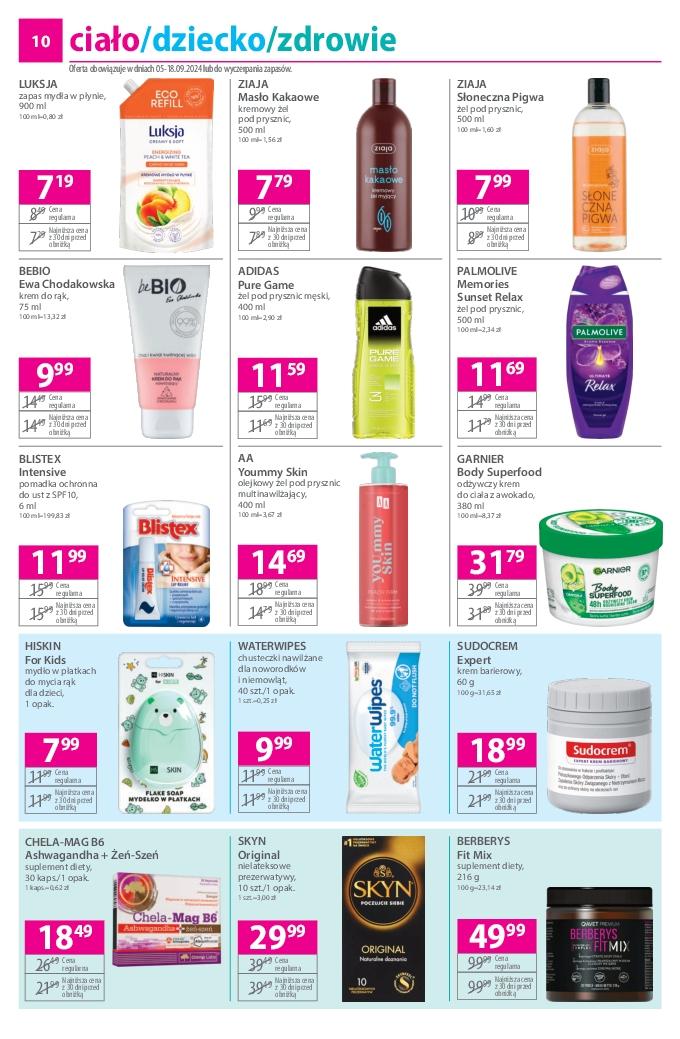 Gazetka promocyjna Hebe str. 10