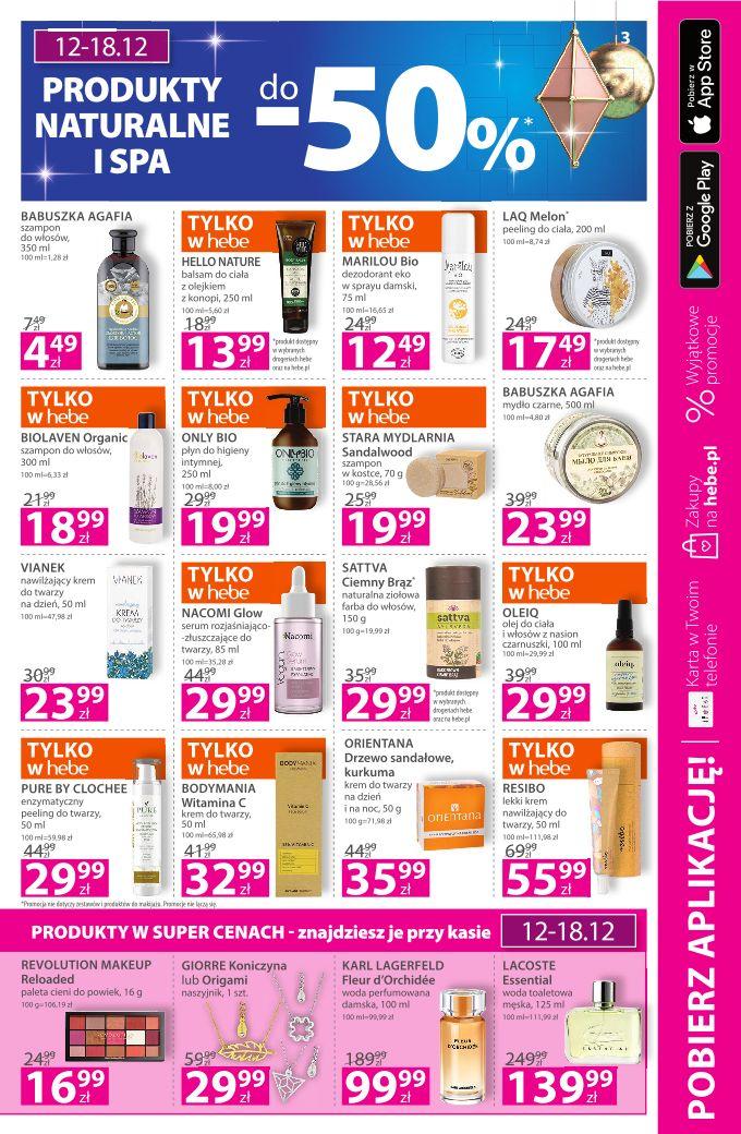 Gazetka promocyjna Hebe str. 3