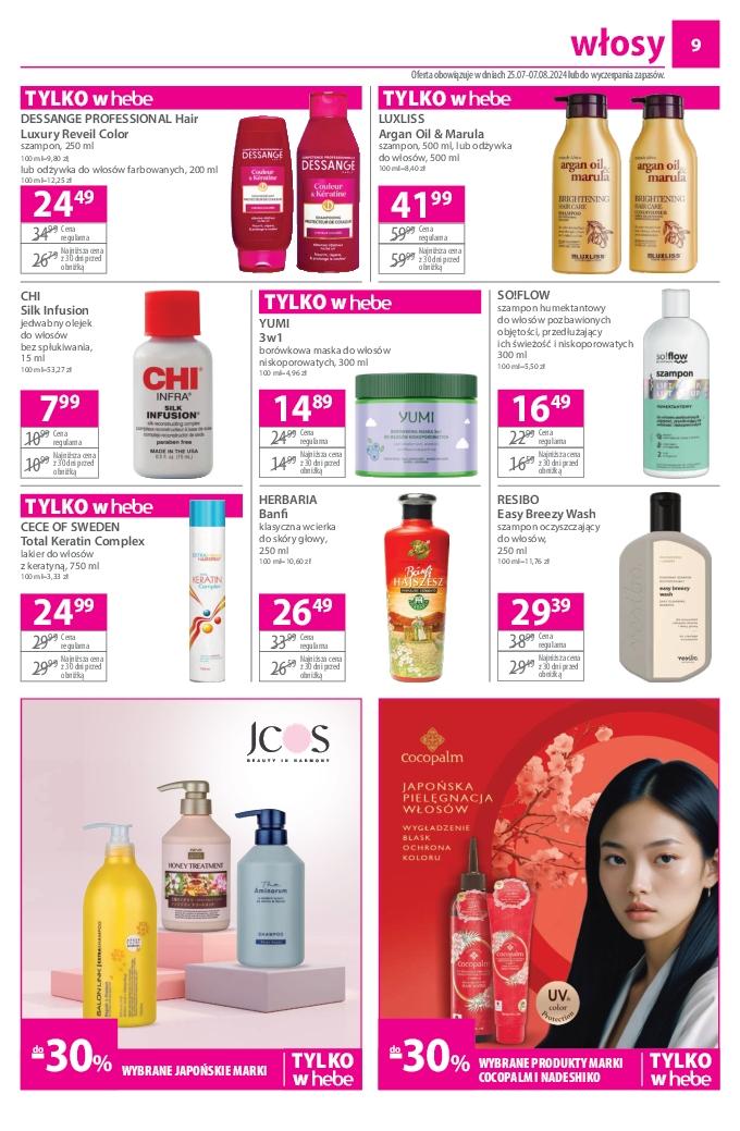 Gazetka promocyjna Hebe str. 9