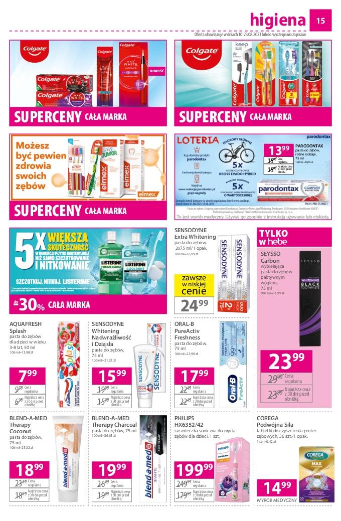 Gazetka promocyjna Hebe str. 15