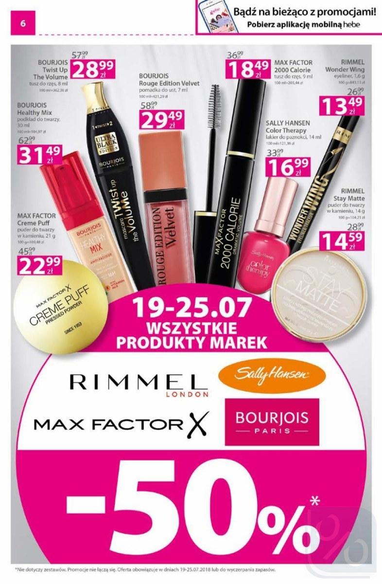 Gazetka promocyjna Hebe str. 6