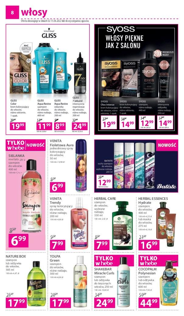 Gazetka promocyjna Hebe str. 8