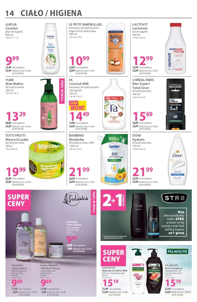 Gazetka promocyjna Hebe str. 14