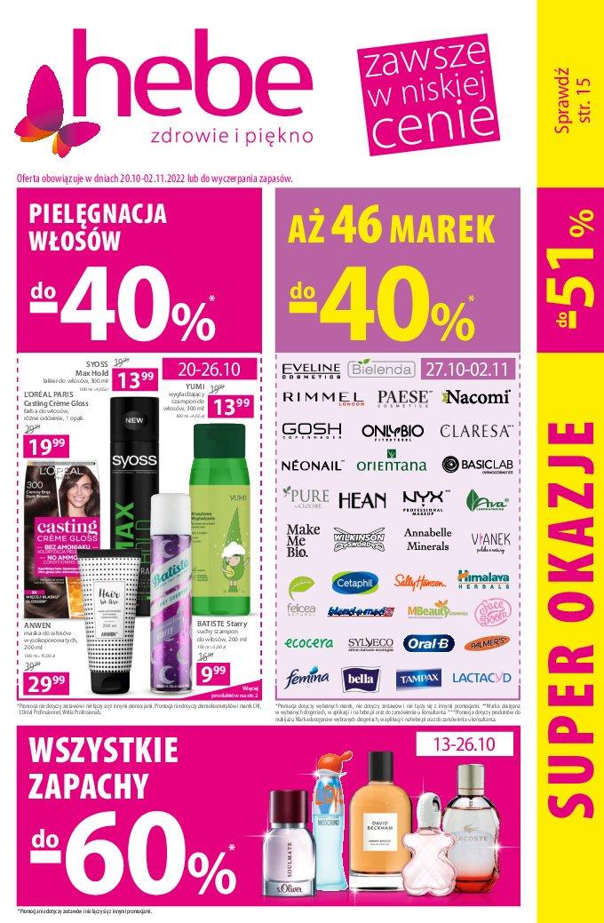 Gazetka promocyjna Hebe str. 1