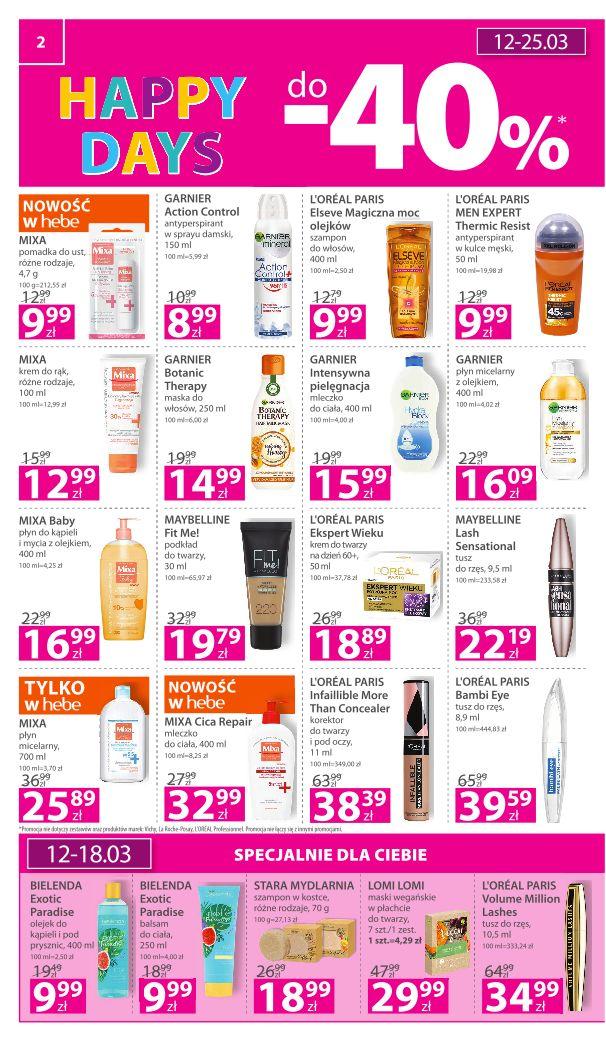 Gazetka promocyjna Hebe str. 2